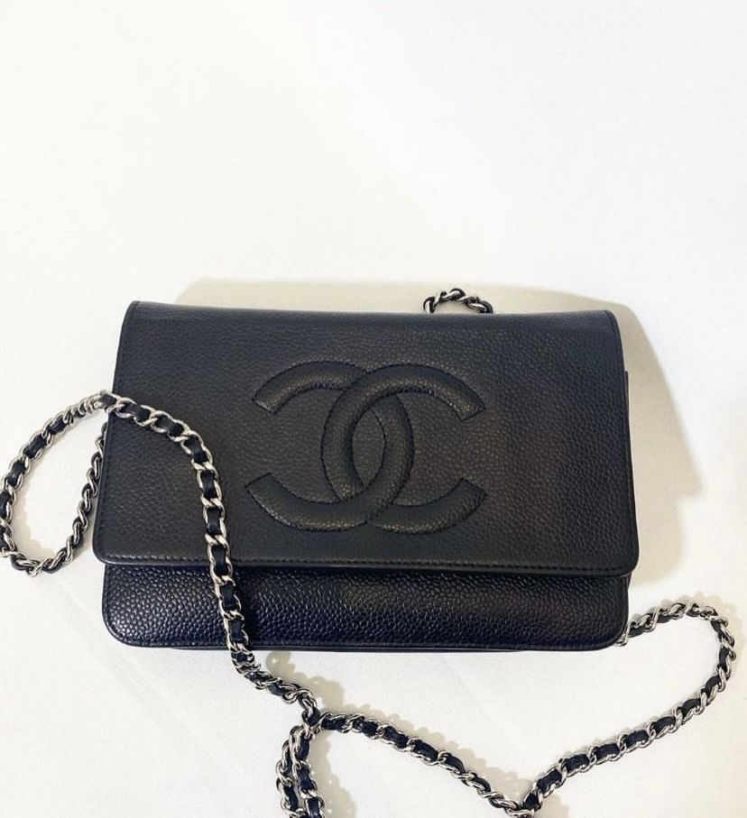 Сумка Chanel Woc. Шкіра в ікрі