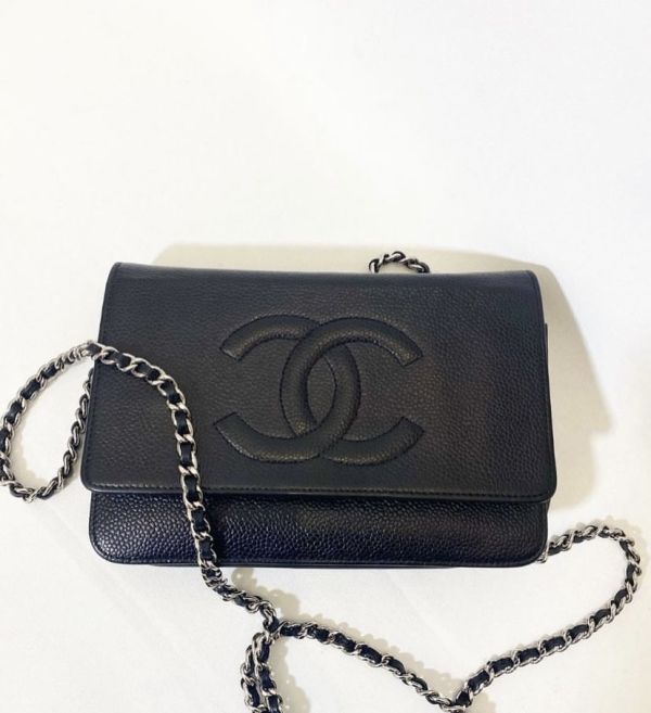 Сумка Chanel Woc. Шкіра в ікрі
