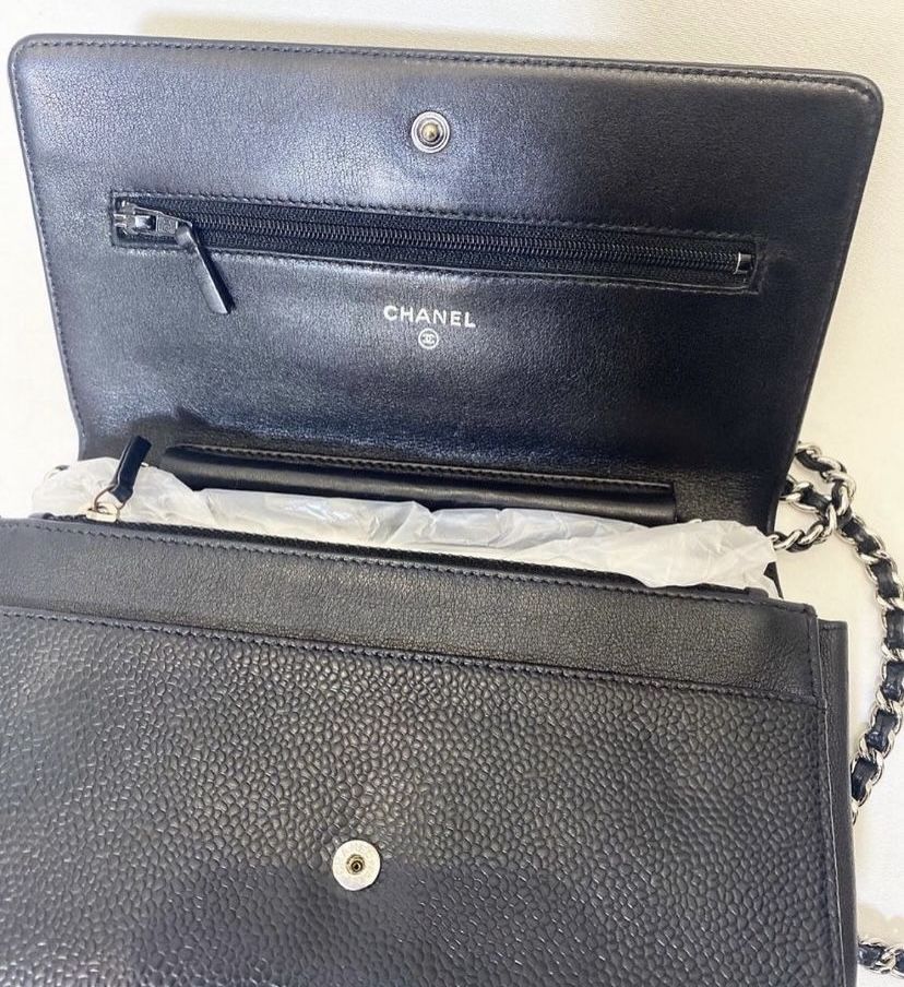 Сумка Chanel Woc. Шкіра в ікрі