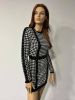 Сукня Balmain з чорно-білим принтом. Розмір S