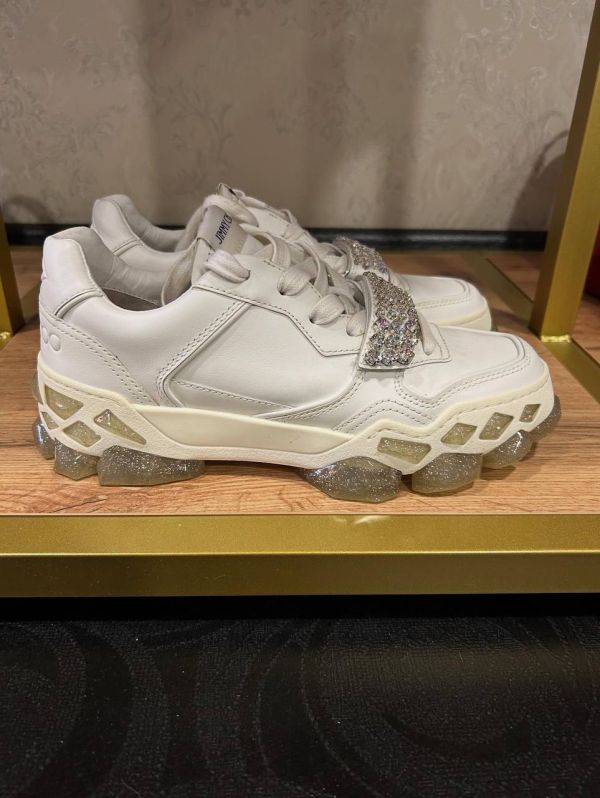 Білі кросівки Jimmy Choo. Розмір 38