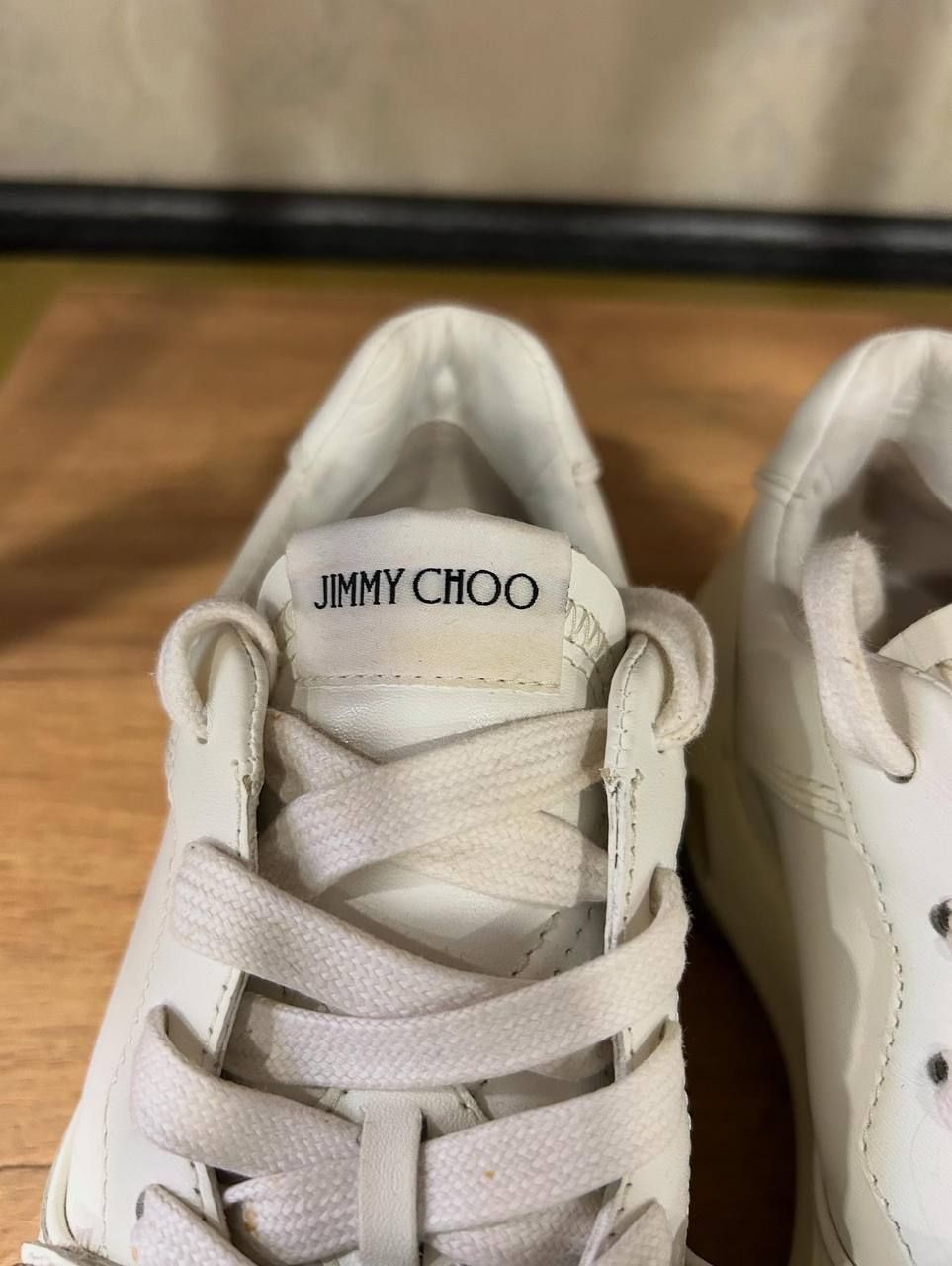 Білі кросівки Jimmy Choo. Розмір 38