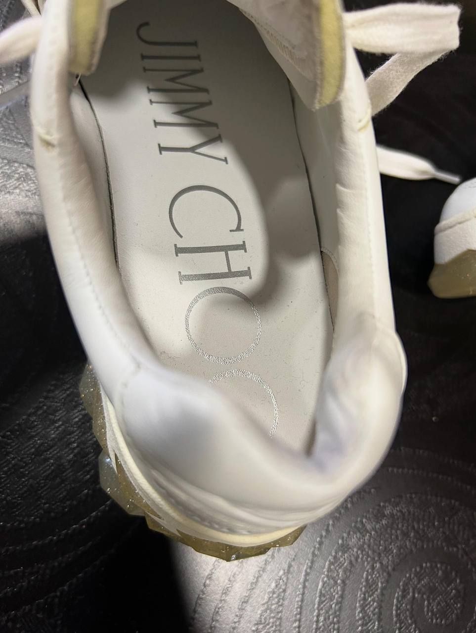 Білі кросівки Jimmy Choo. Розмір 38
