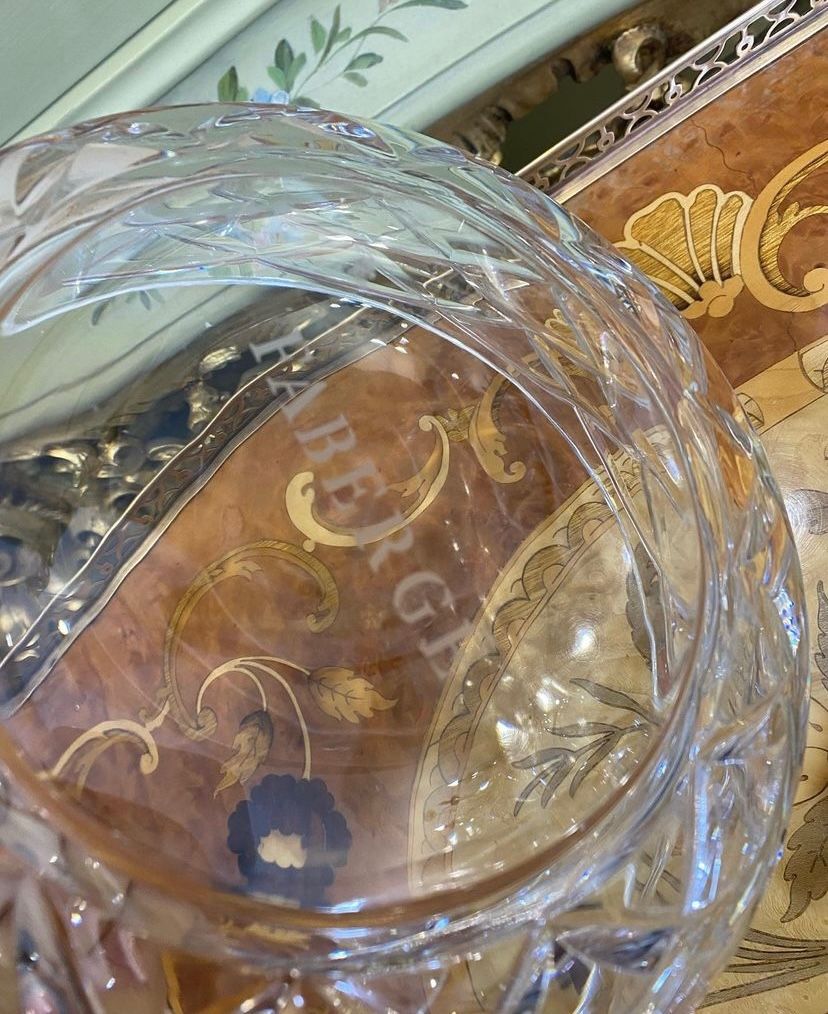 Набір Faberge. Салатниця, графін та 4 чарки